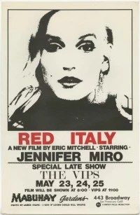 Постер фильма: Red Italy