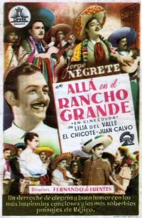 Постер фильма: Allá en el Rancho Grande