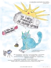 Постер фильма: Неотправленное письмо Крису Маркеру
