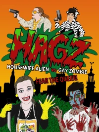 Постер фильма: Домохозяйка-пришелец против гея-зомби