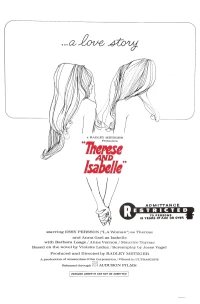 Постер фильма: Тереза и Изабель