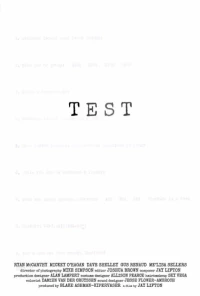 Постер фильма: Test